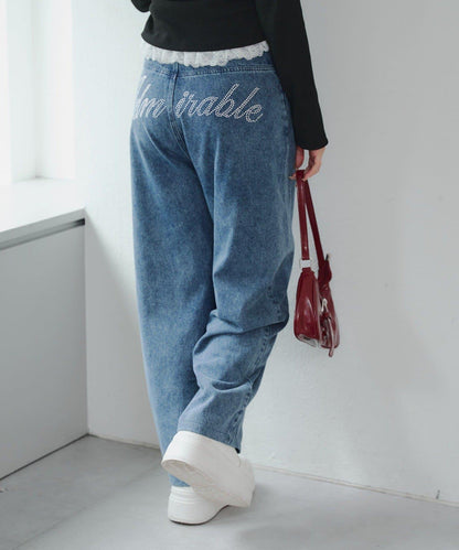 夢幻可愛【RMAF】許願風格寬鬆牛仔褲