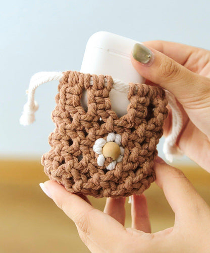 ワイヤレスイヤホン巾着ケース