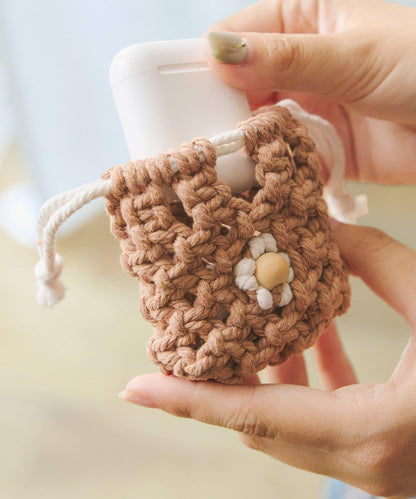 ワイヤレスイヤホン巾着ケース