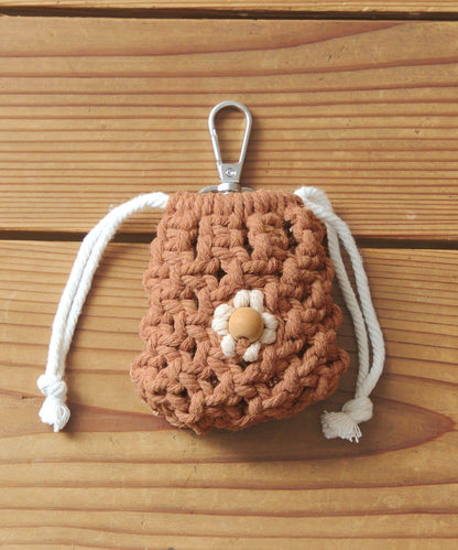 ワイヤレスイヤホン巾着ケース