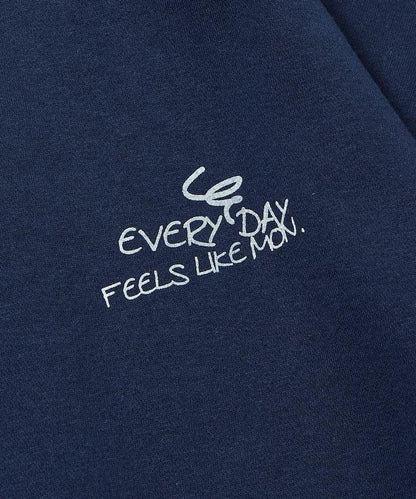 寬鬆版型背部印花圓領衛衣 / EVERY DAY