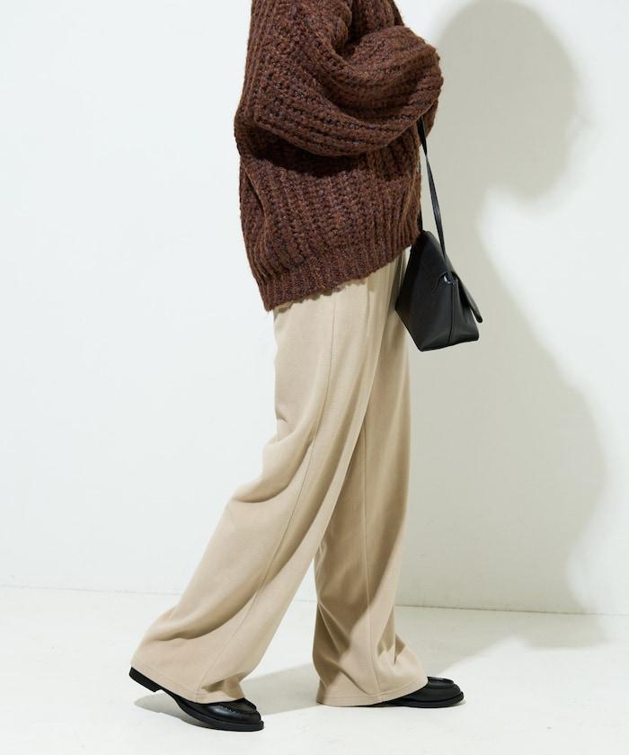 磨毛抓絨休閒長褲