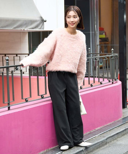 磨毛抓絨休閒長褲