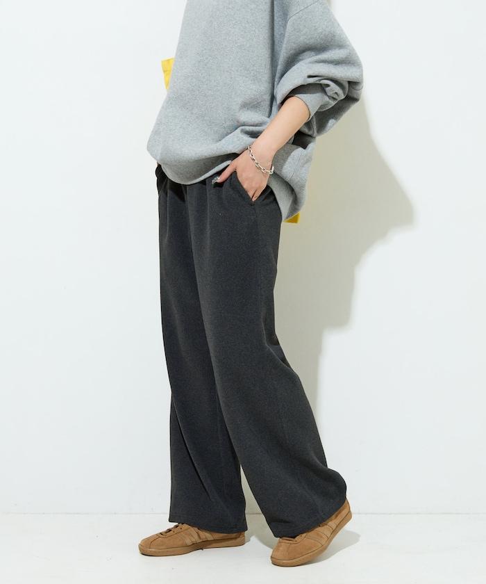 磨毛抓絨休閒長褲