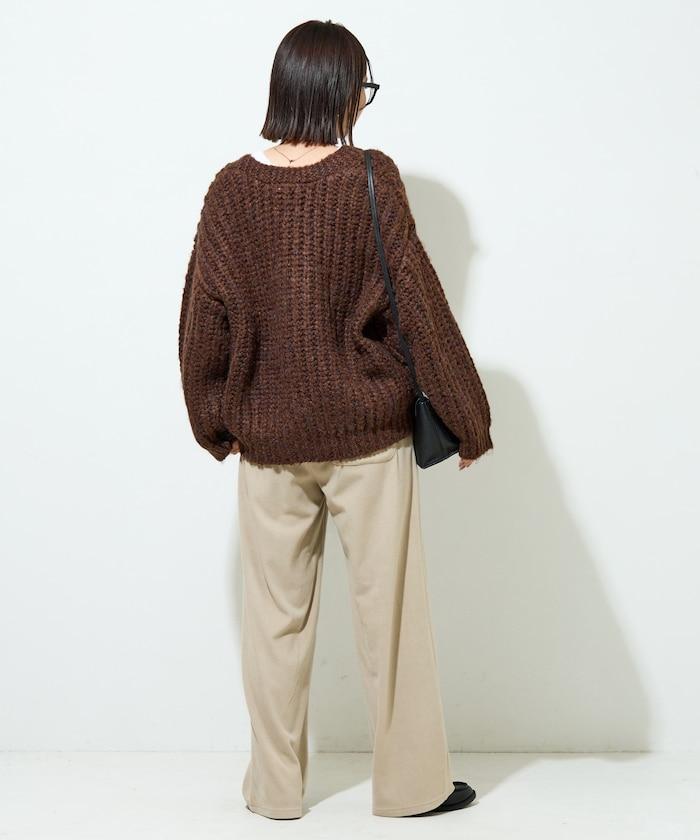 磨毛抓絨休閒長褲