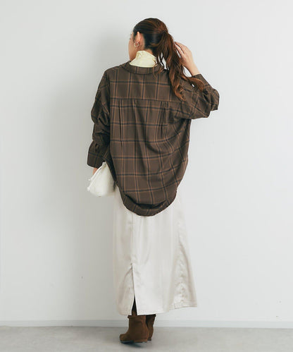 舒適穿著感透視羅紋高領衫