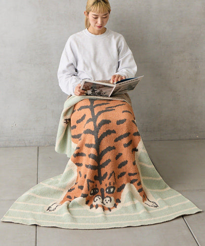 飛鼠造型針織毛毯L