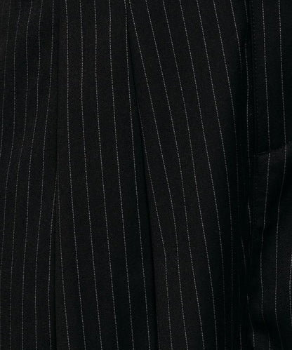 TR可拆卸揹帶寬鬆雙褶西裝長褲