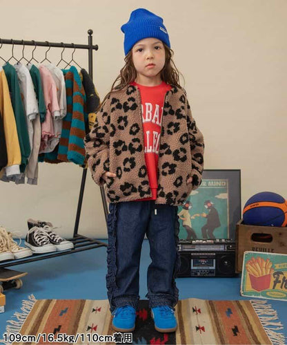 荷葉邊牛仔長褲 10分丈