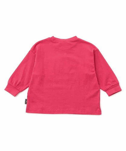 標誌&數字印花長袖T恤