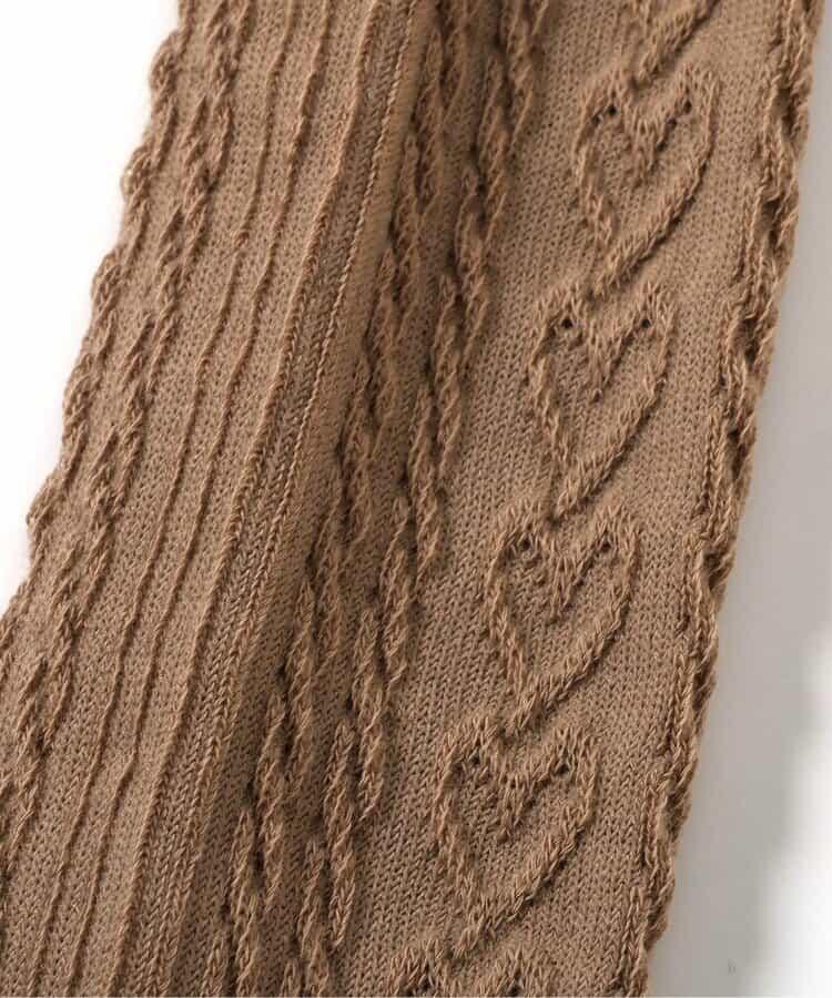 愛心花紋高腰塑形打底褲&襪子