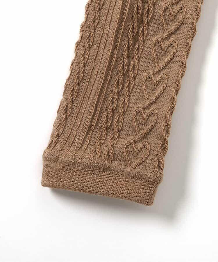 愛心花紋高腰塑形打底褲&襪子