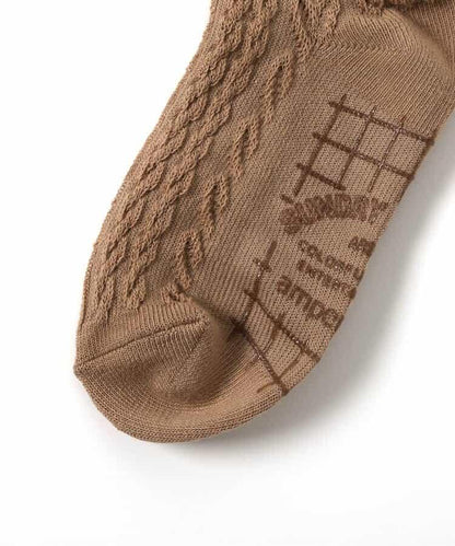 愛心花紋高腰塑形打底褲&襪子