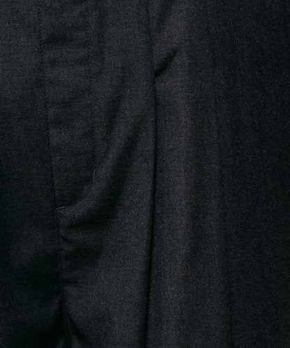 TR可拆卸揹帶寬鬆雙褶西裝長褲