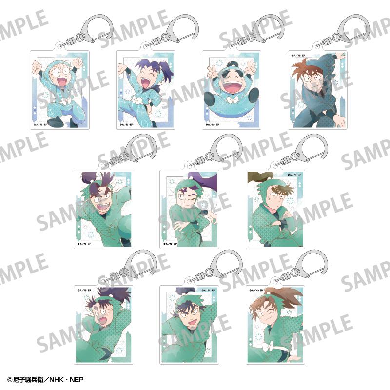 《忍者亂太郎》_隨機款亞克力鑰匙扣／カミアニTOUCH2 【BOX／10個裝】