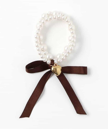 蝴蝶結珍珠手鍊