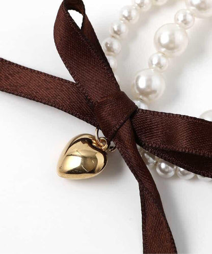 蝴蝶結珍珠手鍊