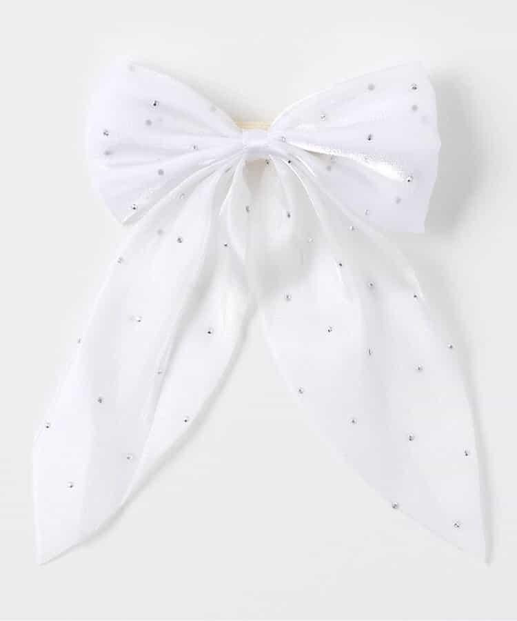 鑲嵌寶石網紗髮夾