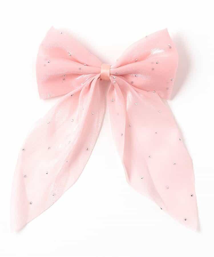 鑲嵌寶石網紗髮夾