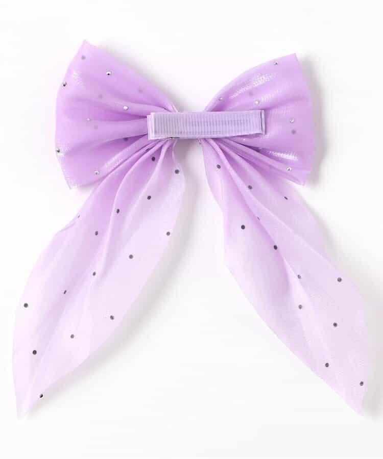 鑲嵌寶石網紗髮夾