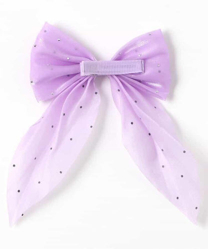 鑲嵌寶石網紗髮夾