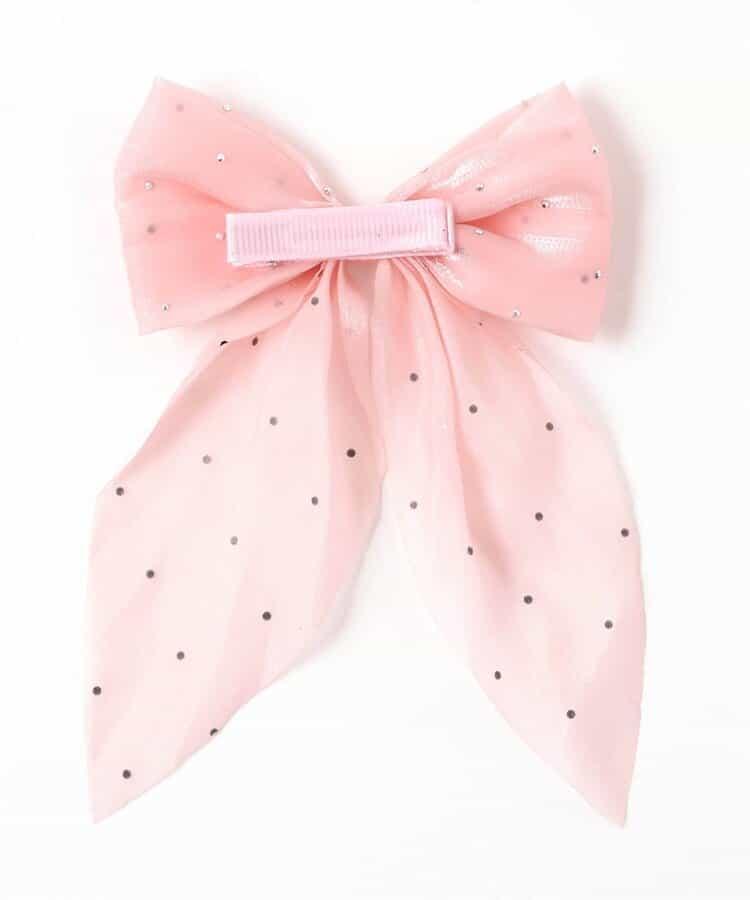 鑲嵌寶石網紗髮夾