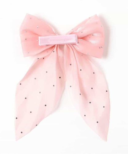 鑲嵌寶石網紗髮夾