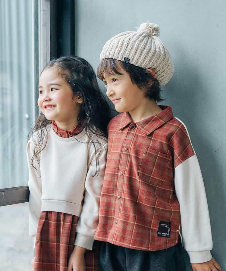 帶梵天裝飾毛線貝雷帽