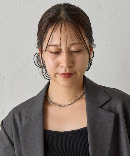 波點荷葉邊大號髮圈