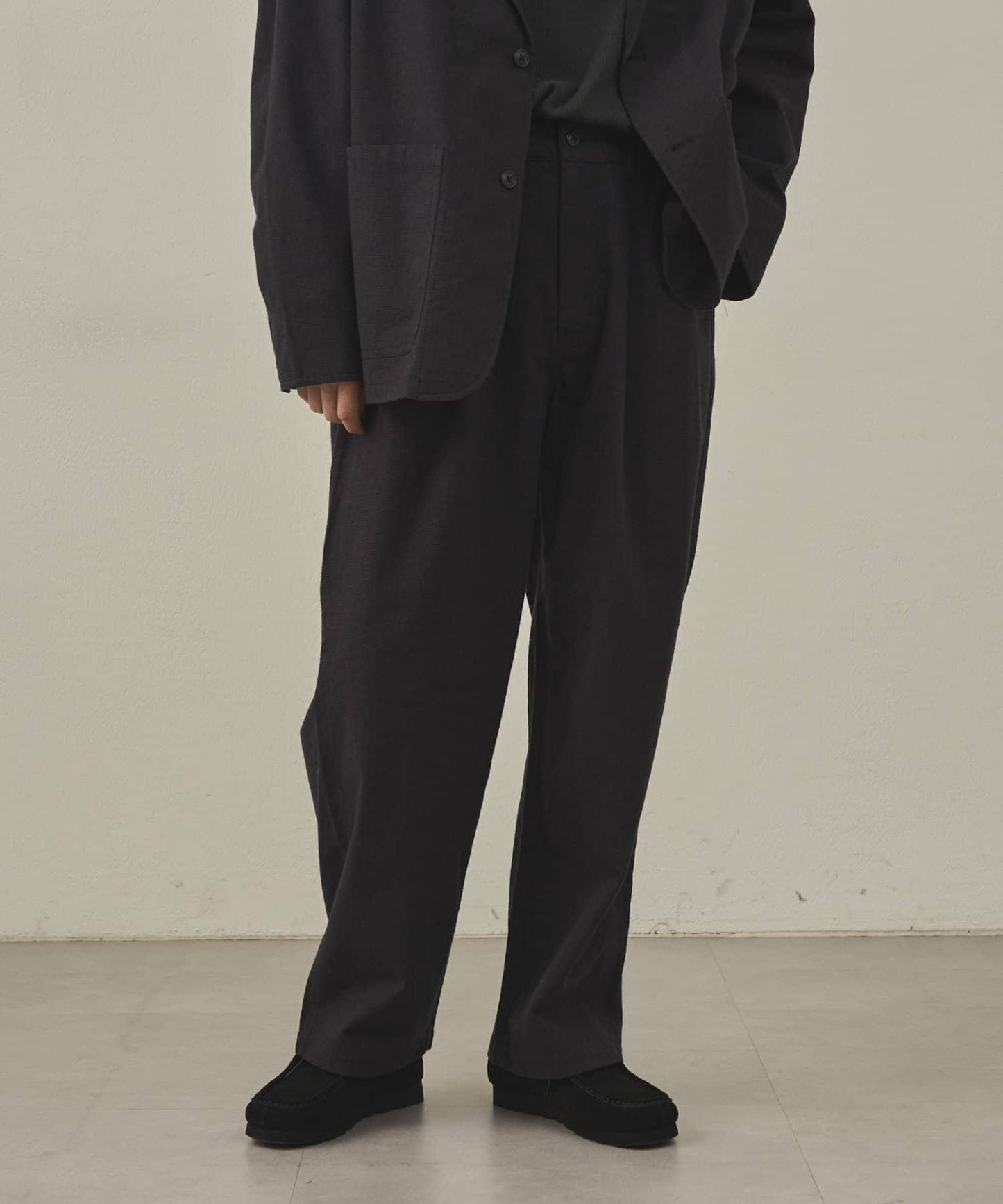 【paradigm】冬季亞麻休閒長褲U