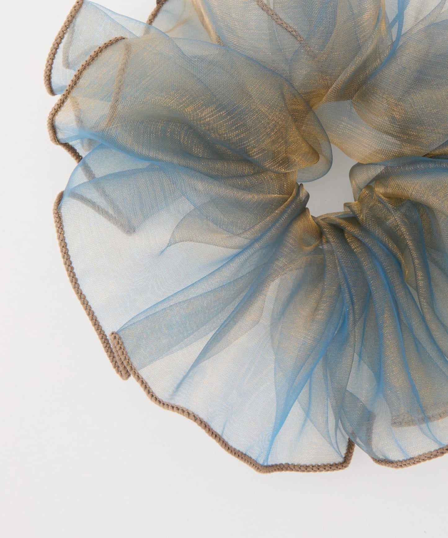 透膚荷葉邊髮圈