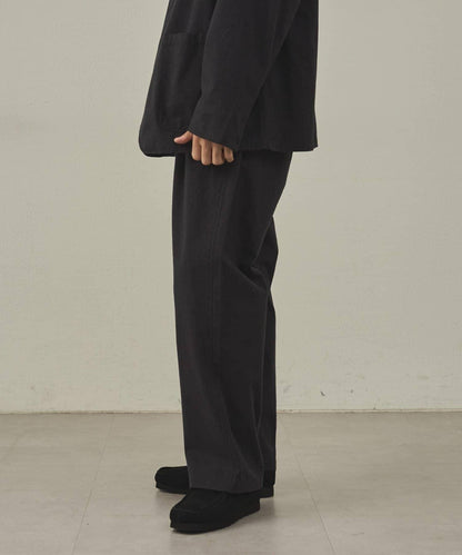 【paradigm】冬季亞麻休閒長褲U