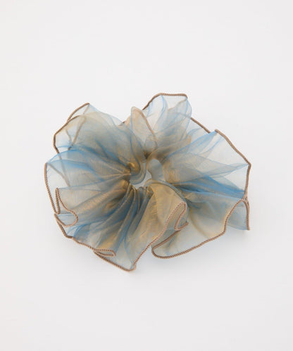 透膚荷葉邊髮圈