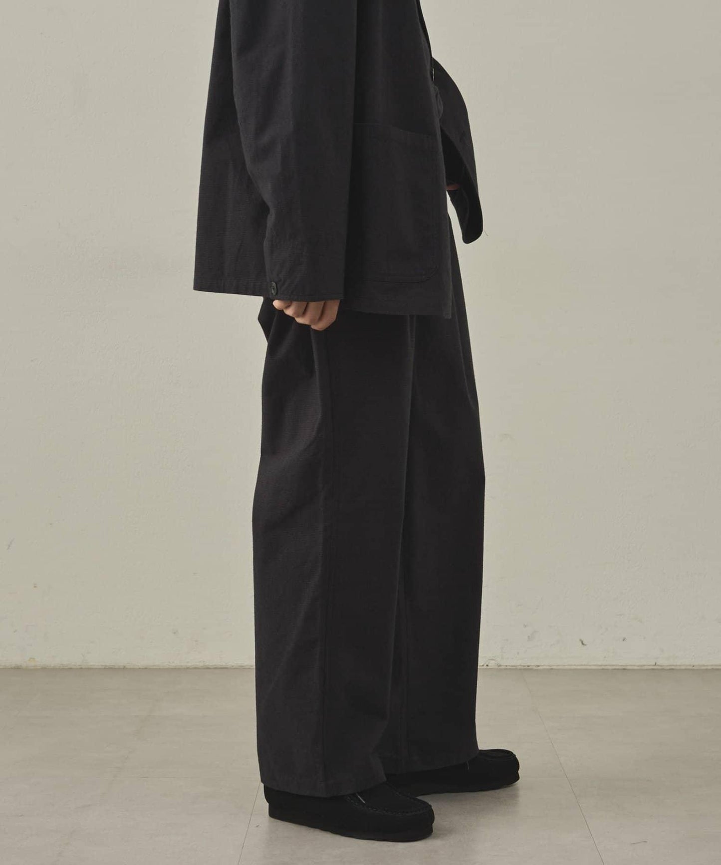 【paradigm】冬季亞麻休閒長褲U