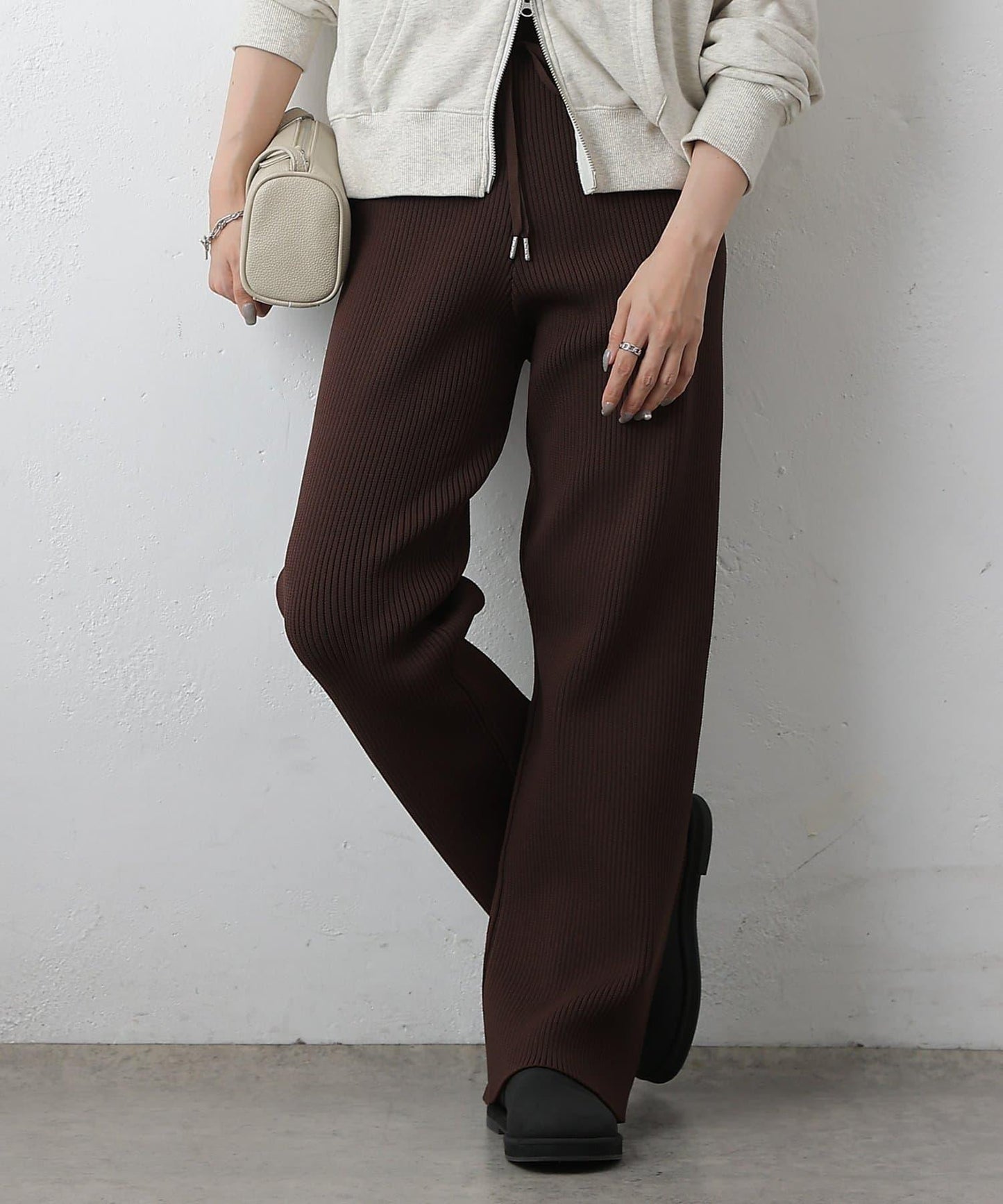 滌綸紗羅紋長褲