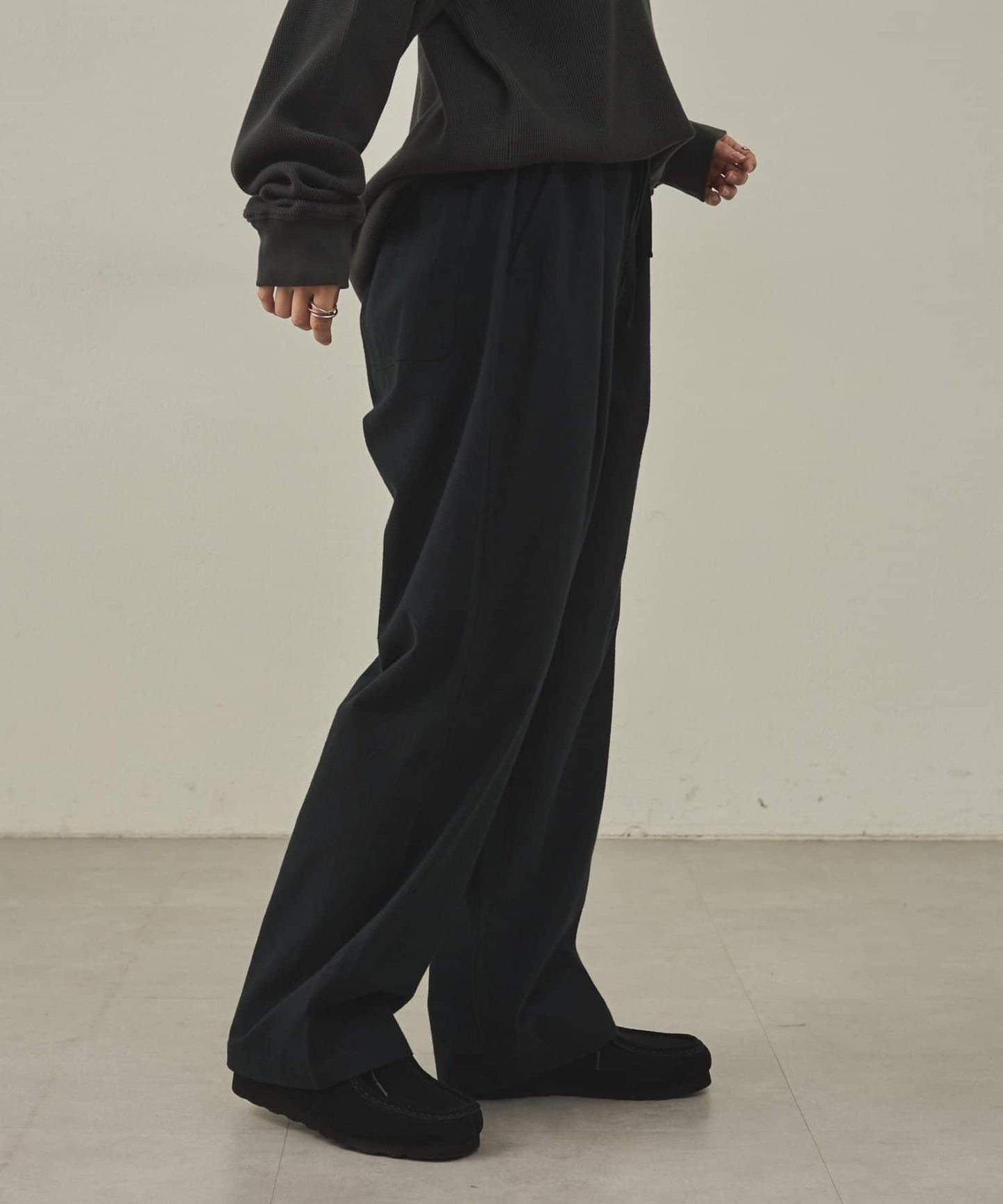 【paradigm】冬季亞麻休閒長褲U