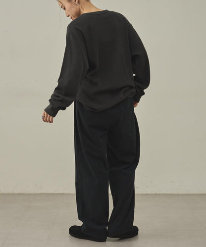 【paradigm】冬季亞麻休閒長褲U