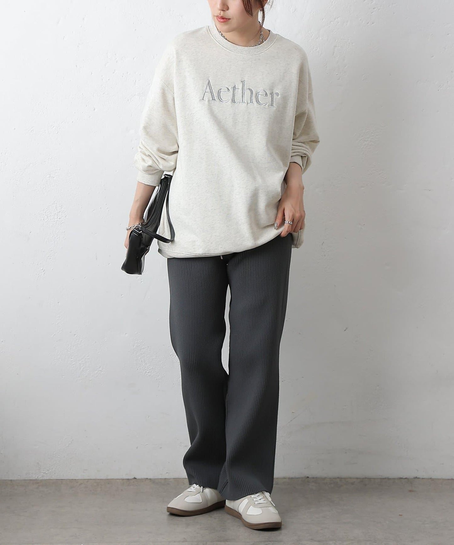 滌綸紗羅紋長褲