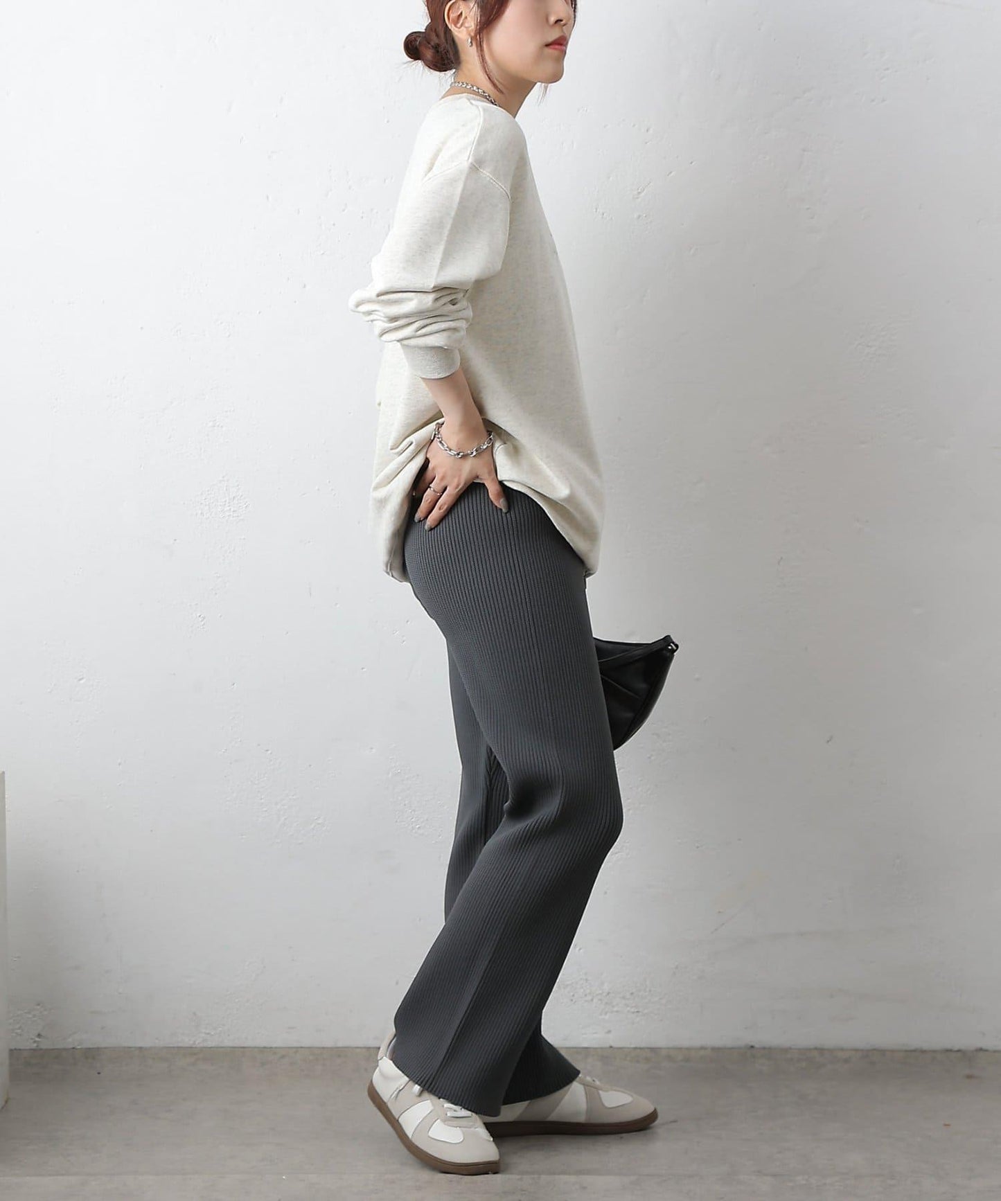 滌綸紗羅紋長褲