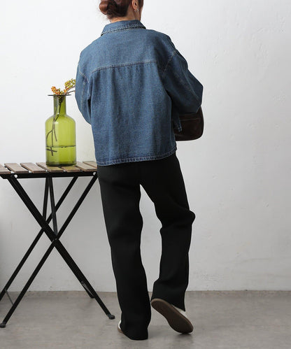 滌綸紗羅紋長褲