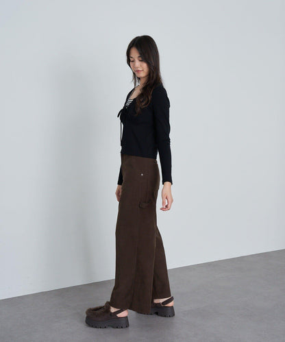 蕾絲拼接長袖T恤