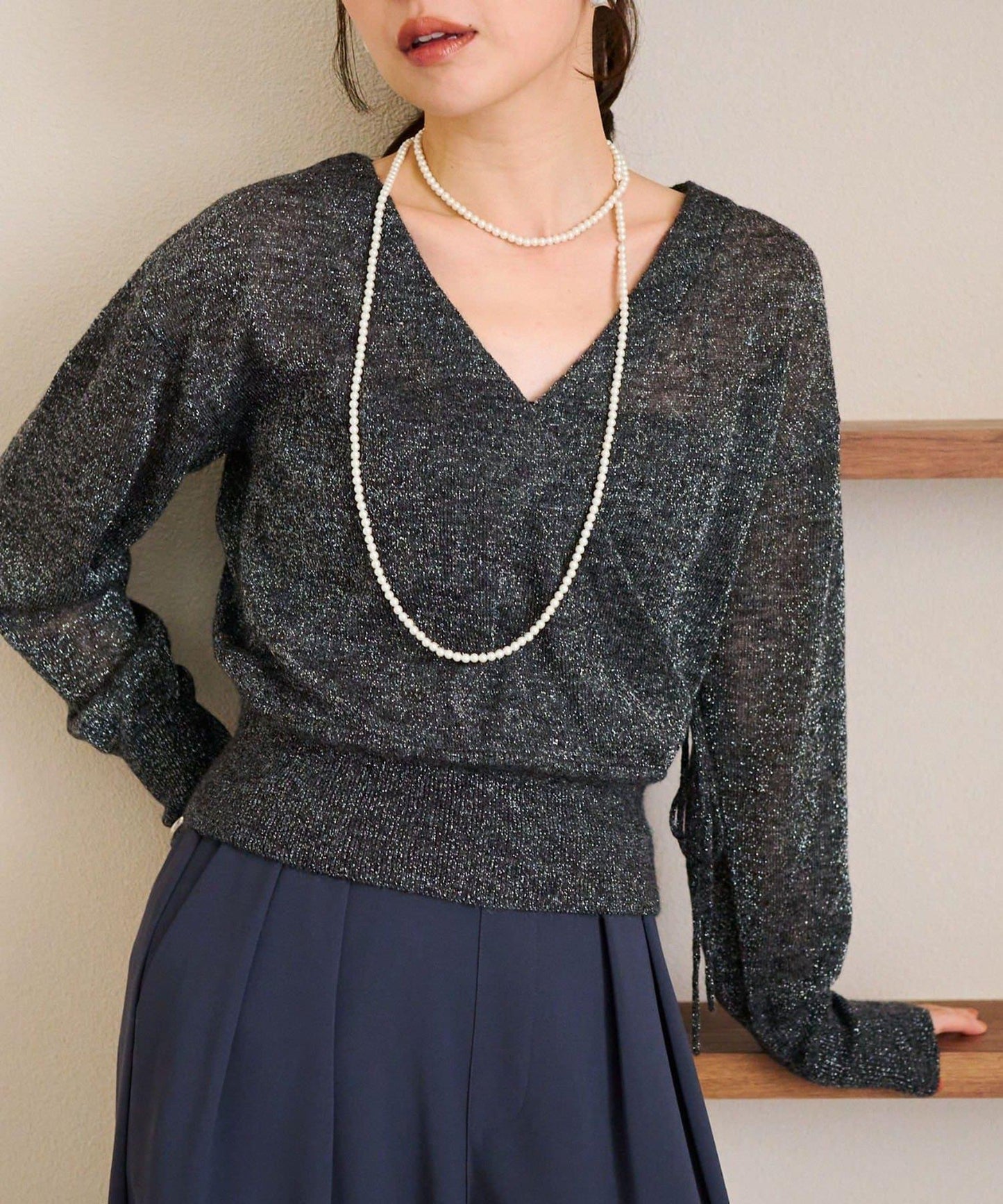 【La boutique BonBon】亮絲馬海毛可前後兩穿針織衫