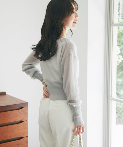 【La boutique BonBon】亮絲馬海毛可前後兩穿針織衫