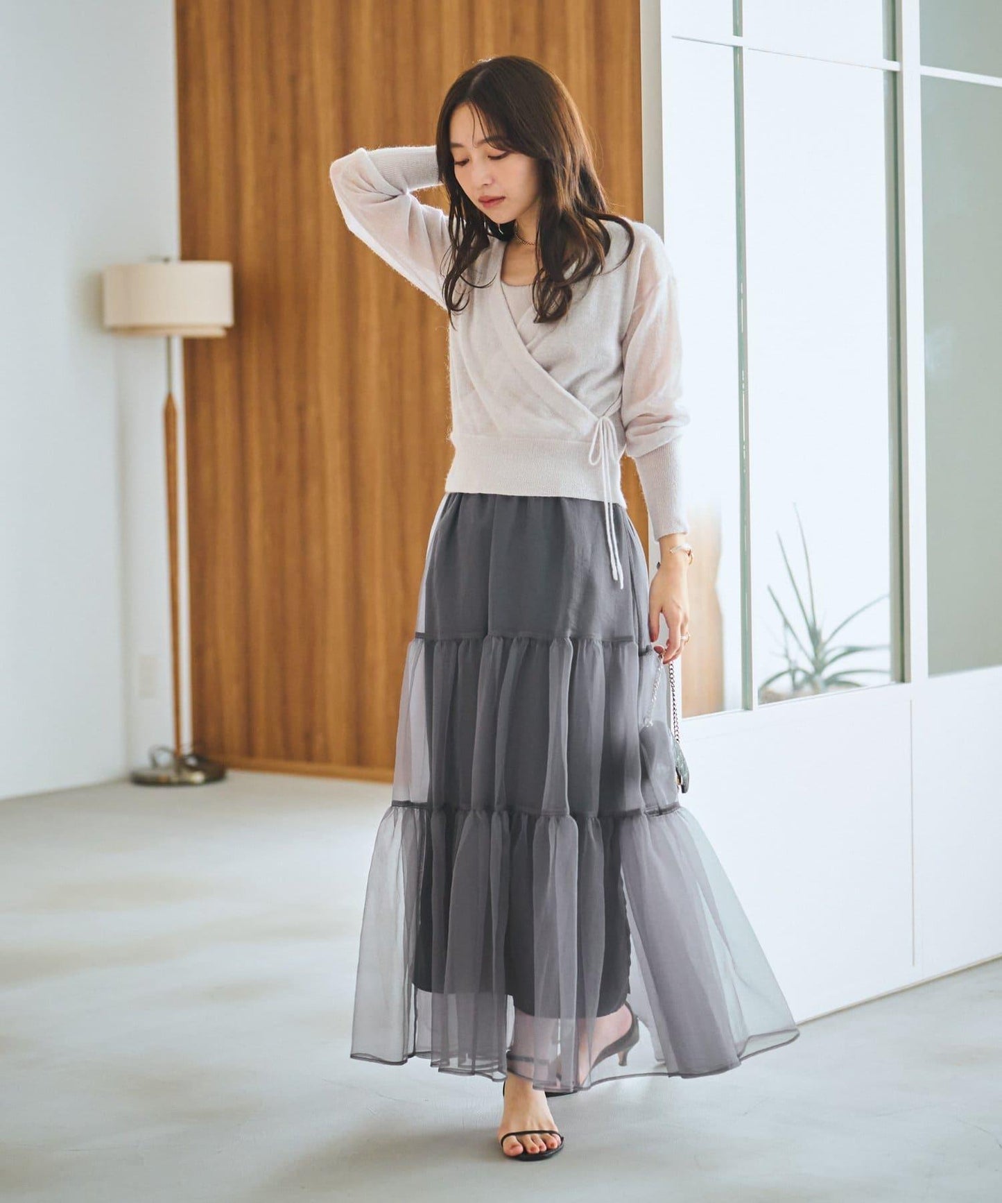 【La boutique BonBon】亮絲馬海毛可前後兩穿針織衫