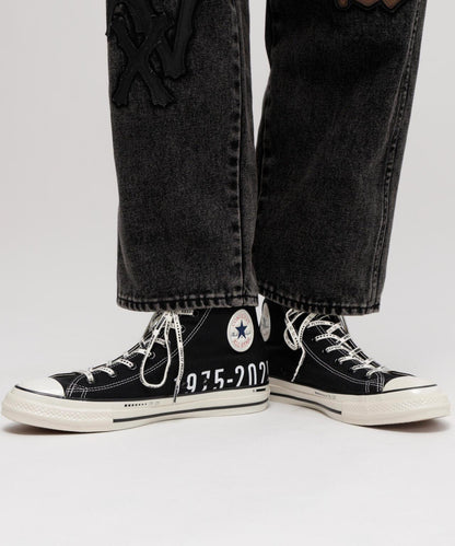 《AVIREX × CONVERSE》{ALL STAR} 復古高幫帆布鞋