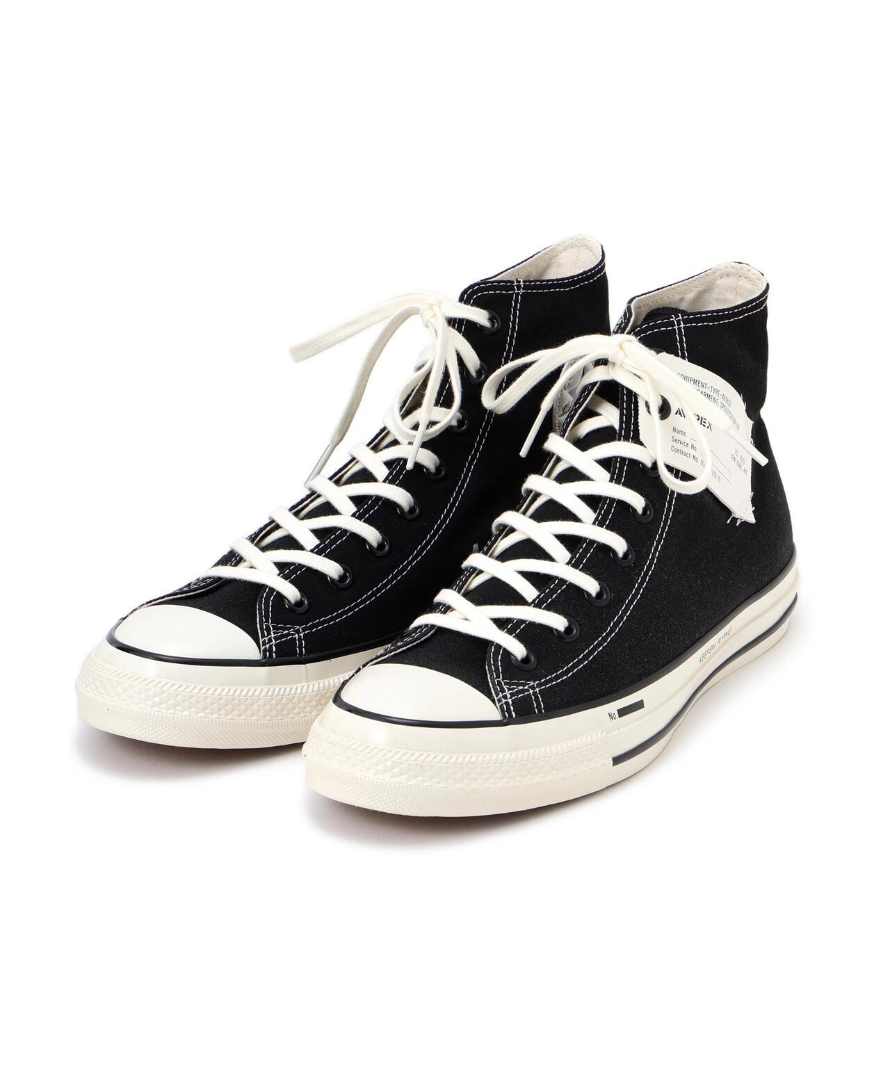《AVIREX × CONVERSE》{ALL STAR} 復古高幫帆布鞋