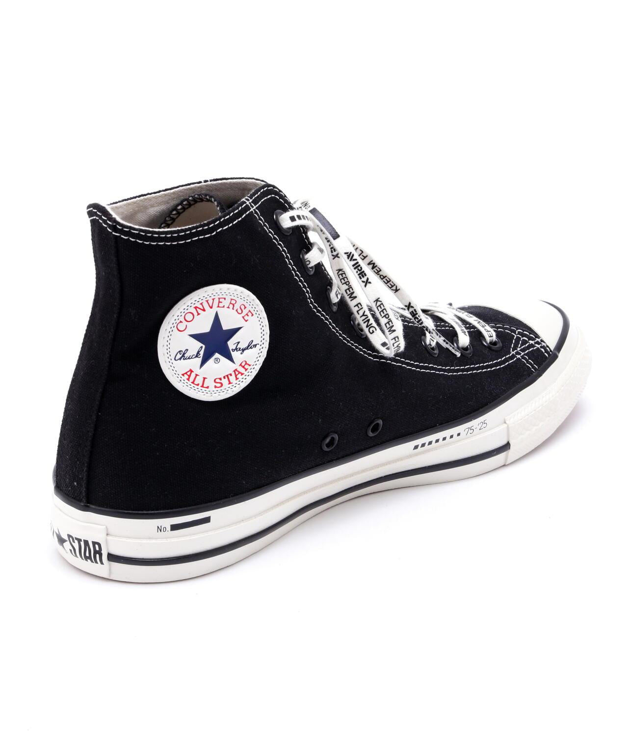 《AVIREX × CONVERSE》{ALL STAR} 復古高幫帆布鞋