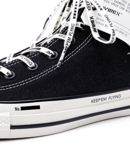 《AVIREX × CONVERSE》{ALL STAR} 復古高幫帆布鞋