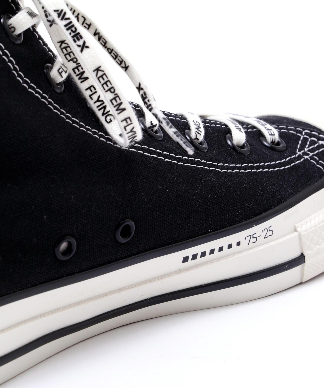 《AVIREX × CONVERSE》{ALL STAR} 復古高幫帆布鞋
