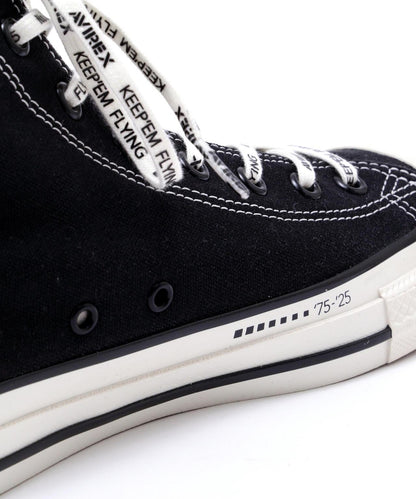 《AVIREX × CONVERSE》{ALL STAR} 復古高幫帆布鞋